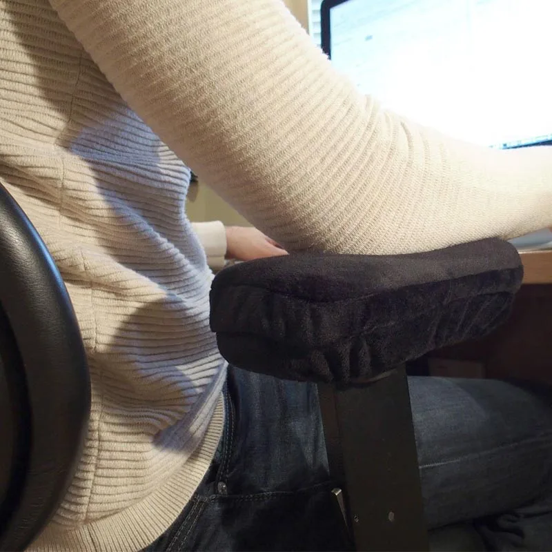 
comfort memory foam armchair armrest pad cushion 