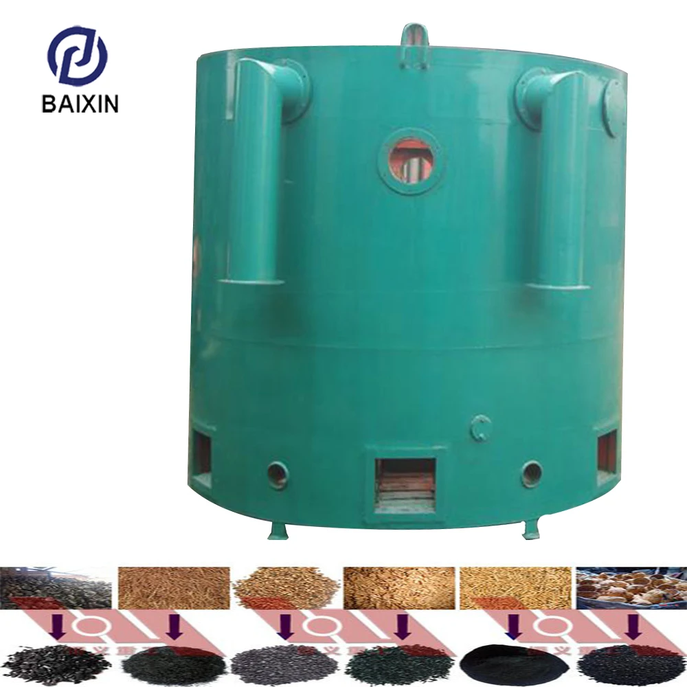Smokeless charcoal production kiln/charcoal making machine plant/charcoal making oven