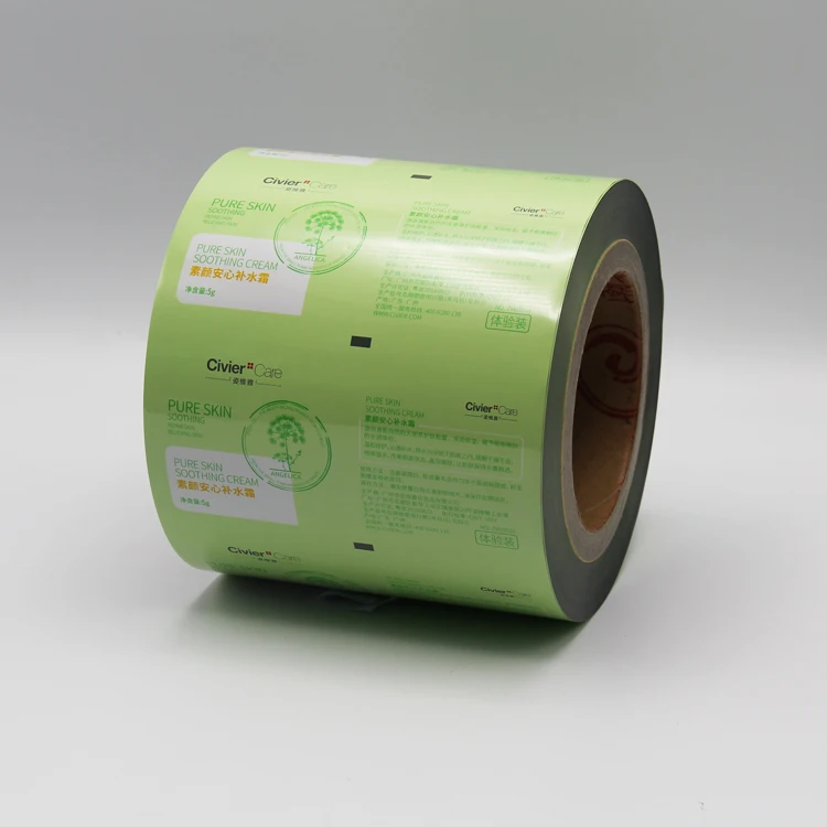 Custom design heat seal packaging film roll metalized sachet package foil Roll for cosmetic