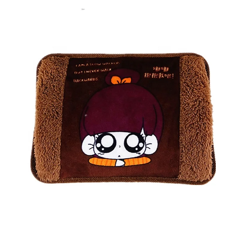 Cute Electric Hot Water Bag Covers Cartoon Figure Plush Doll Pillow Design