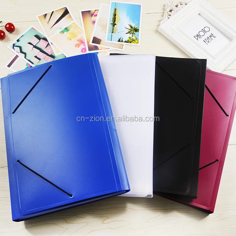 high quality environmental protection PP bungee expanding file custom color logo Business file folder