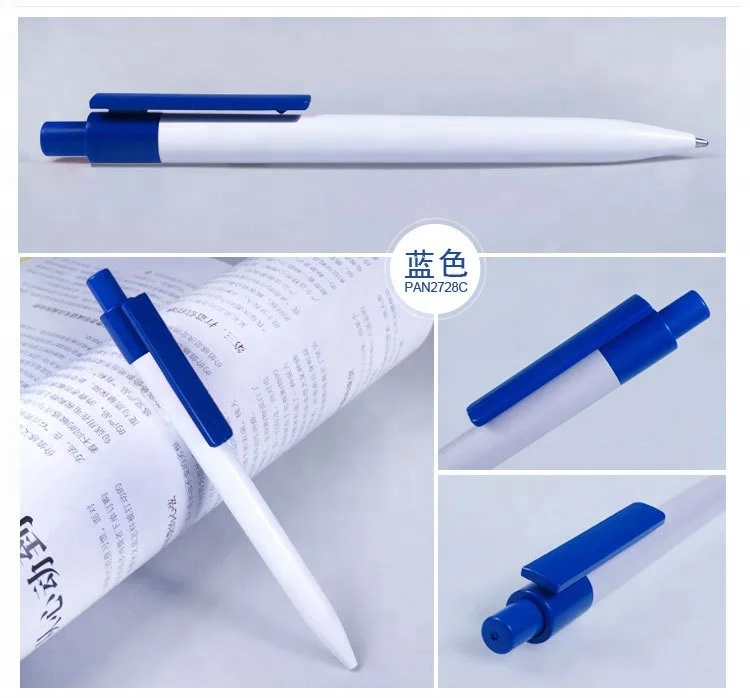Promotion Office School Writing Plastic Ball Pens Custom Logo Company Brand Imprint Plastic Gift Ballpoint Pens