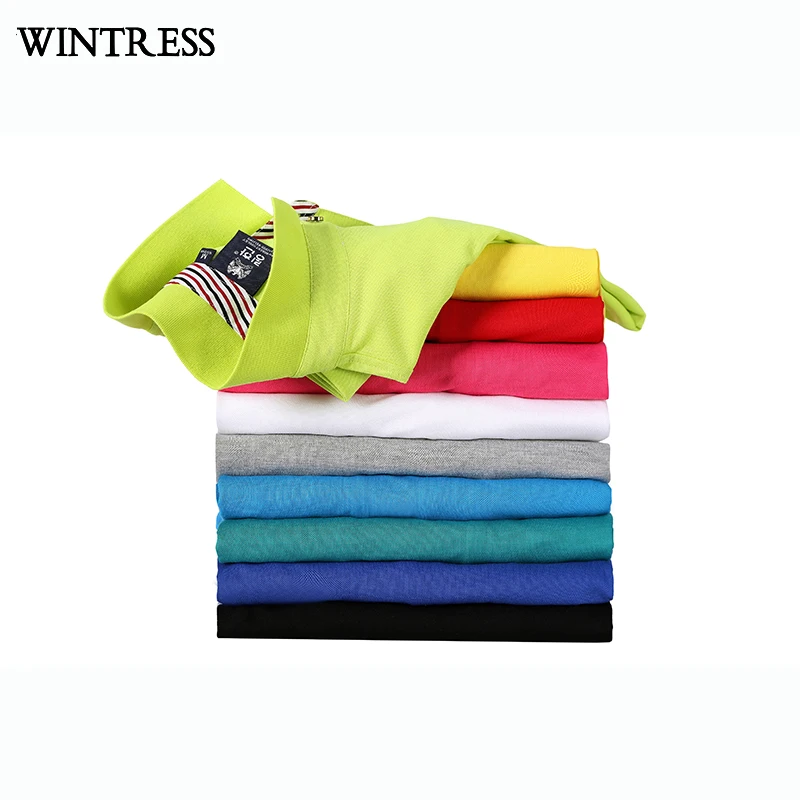 Wintress High quality blank polo shirt,fashion men tops white polo shirt ,50/50 polyester cotton t shirt buyer in usa