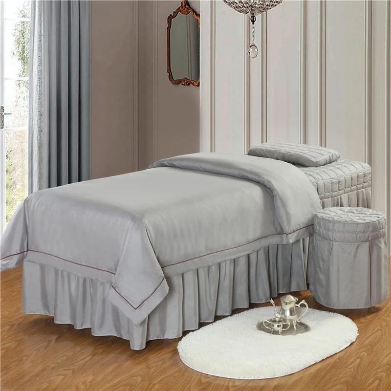 brushed 100% micro polyester pressure massage bedding sheet duvet cover set