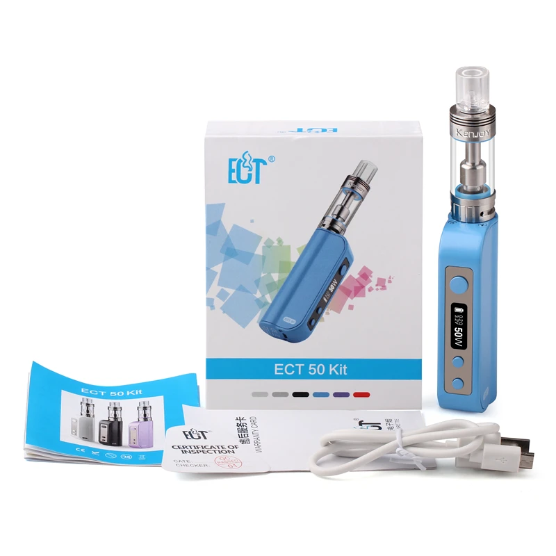 2016 new design with Cheap Price 100% original Vot Mini ECT50 e cigarette 50w box mod electronic cigarette kits
