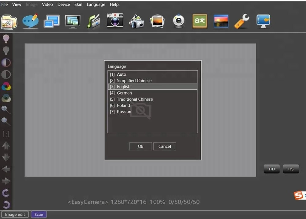 8MP Overhead A4 A3 Desktop Visual Presenter Portable Visualizer Document Camera for education