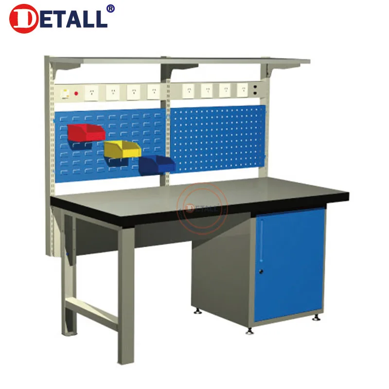 Detall industrial stainless steel working table