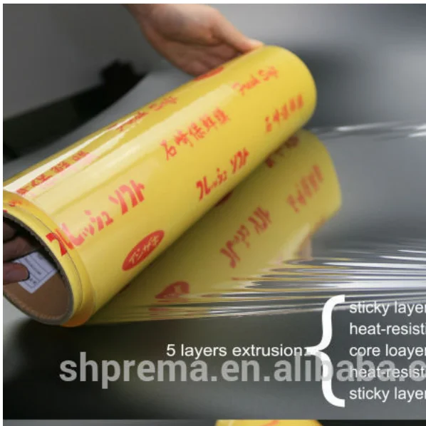 
China Top 5 Honest Manufacturer 8~20 micron Food Grade PVC Cling Film food wrap with Cutter Box 