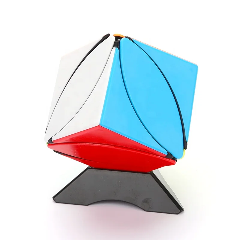 DIY 5.5cm puzzle toy plastic 3d maple leaf axis cube for anti stress