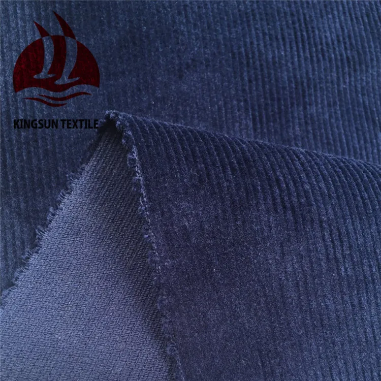 Hot Selling Various Colors 14W Cotton Stretch Dye Corduroy Fabric