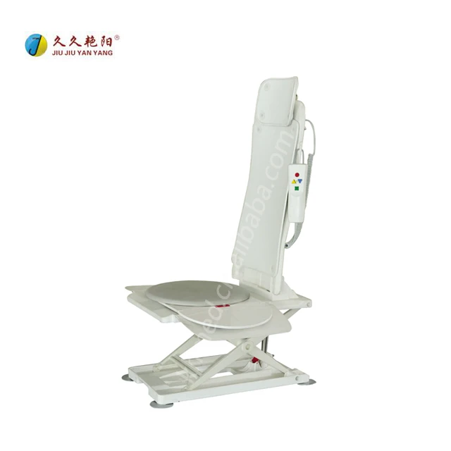 JY-YY Elderly bathroom tub medical equipments safety simple hand control bath chair lift