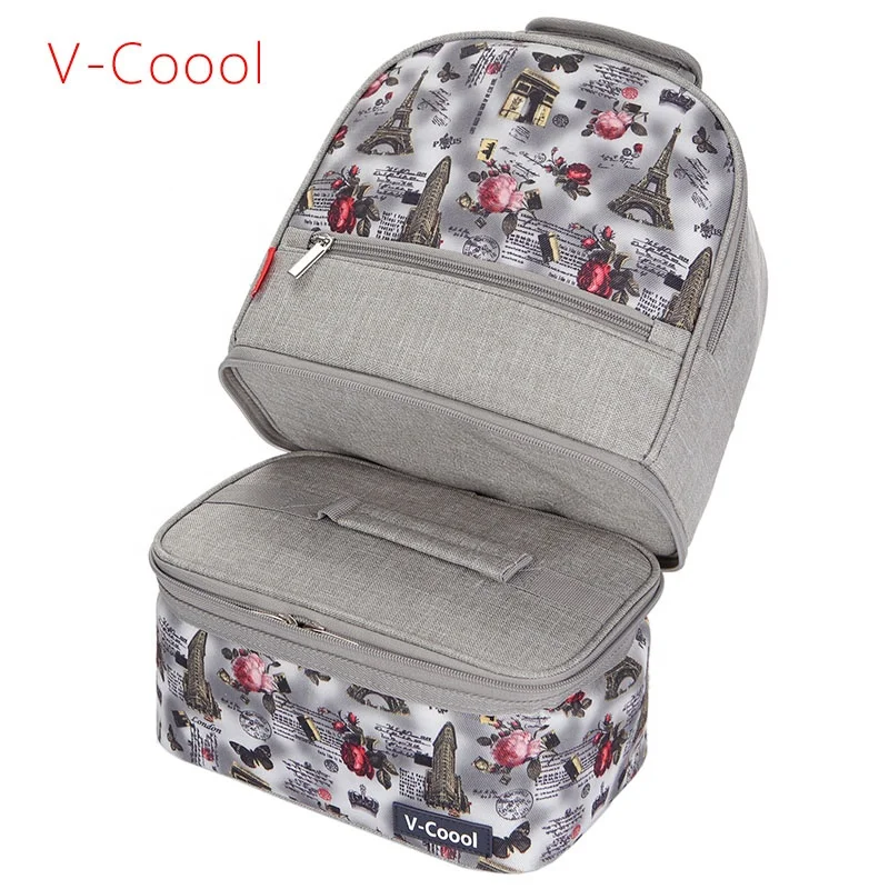 
V-Coool Double Hot Sell Wholesale Multifunctional Large Capacity Portable Insulated Cooler Bag 