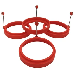 Премиум антипригарное круглое Силиконовое кольцо для яиц пищевого класса, форма для блинчиков, кольцо для яиц и блинов