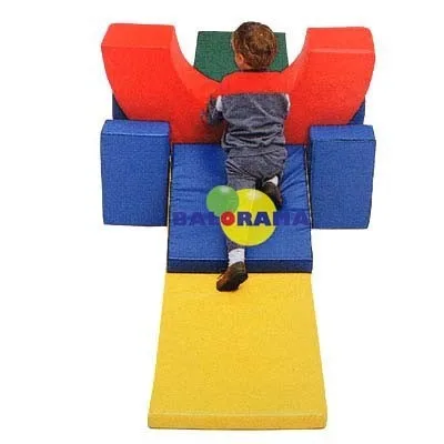 6 pieces of foam blocks game, soft toys area softplay