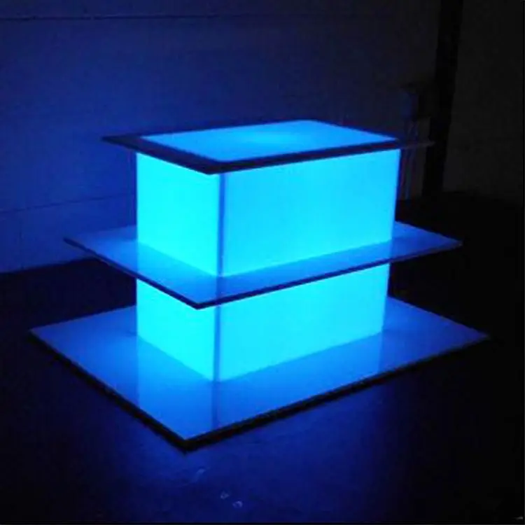 Hot Sale Fashion Acrylic Perspex Box Cube Display With Led Light