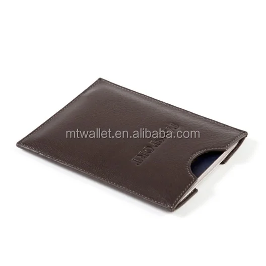 OEM ODM Custom Fashion Design Passport Holder Custom Journal Travel Passport Sleeve Leather Passport Holder