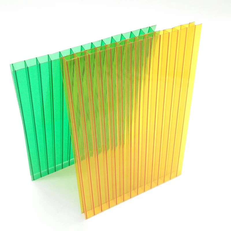 100% переработанный прозрачный пластиковый защитный лист толщиной 10 мм, поликарбонатные панели
