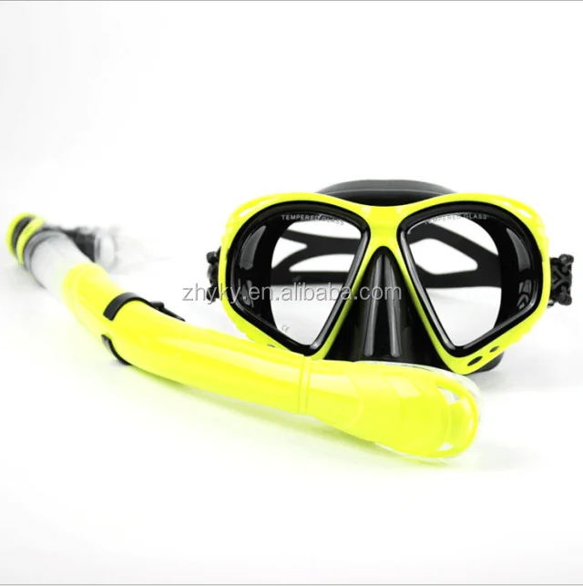
Hot sell Water Sports Training Diving Equipment Anti-Fog Silicone Diving Mask Snorkeling set 