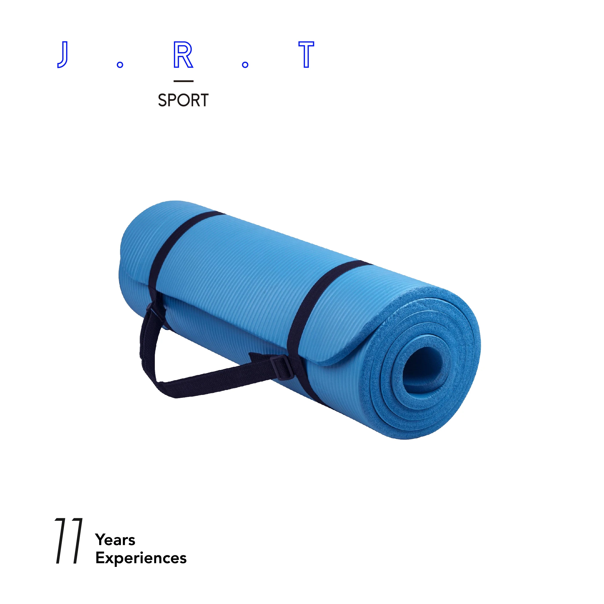 Non-slip Durable NBR Yoga Mat with Carrying Strap