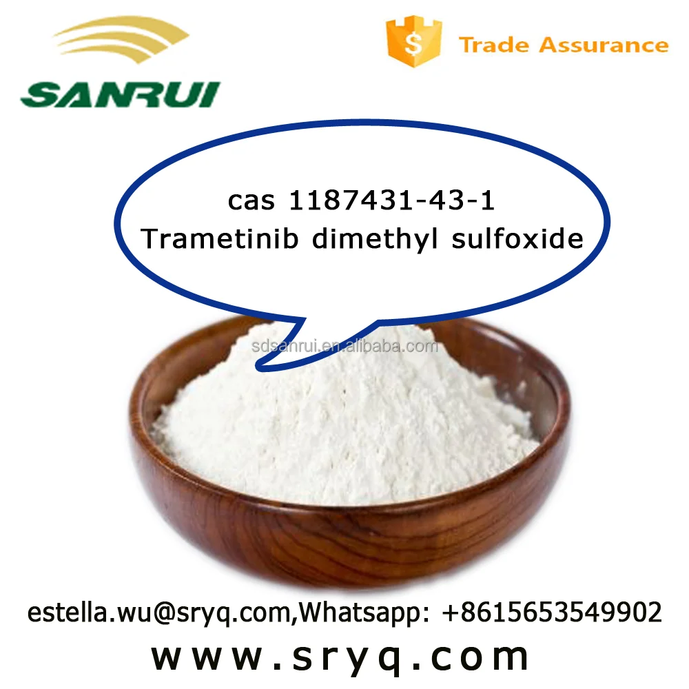 
API-Trametinib dimethyl sulfoxide, High purity cas 1187431-43-1 Trametinib dimethyl sulfoxide 