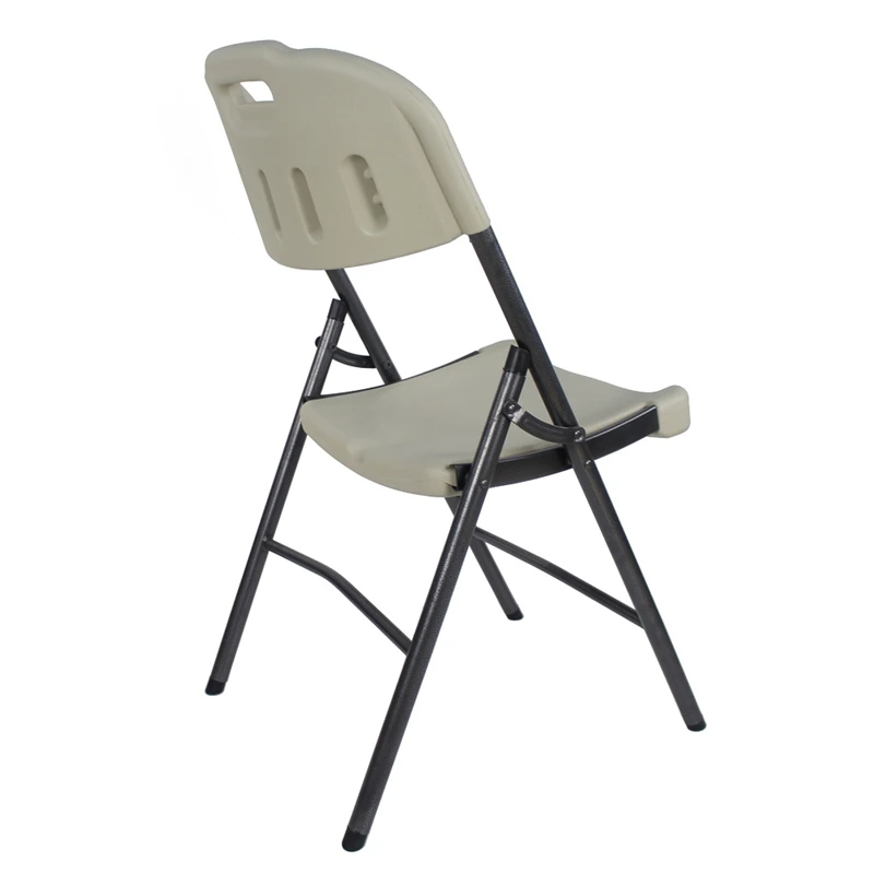 Modern White Plastic Folding Chair for Outdoor Events Parties Garden Dining Patio Hotel and Park Furniture
