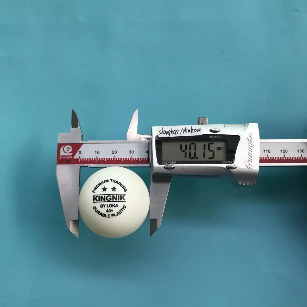 
French version KINGNIK 2star premium training 40+ white plastic table tennis ball (Real high quality ) 