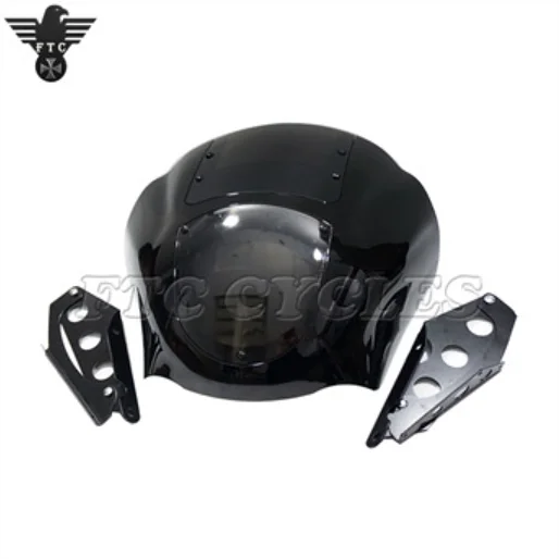 
Vintage Motorcycle Black Custom Quarter Fairing for Harley XL 1988 Up Dyna 95-05 