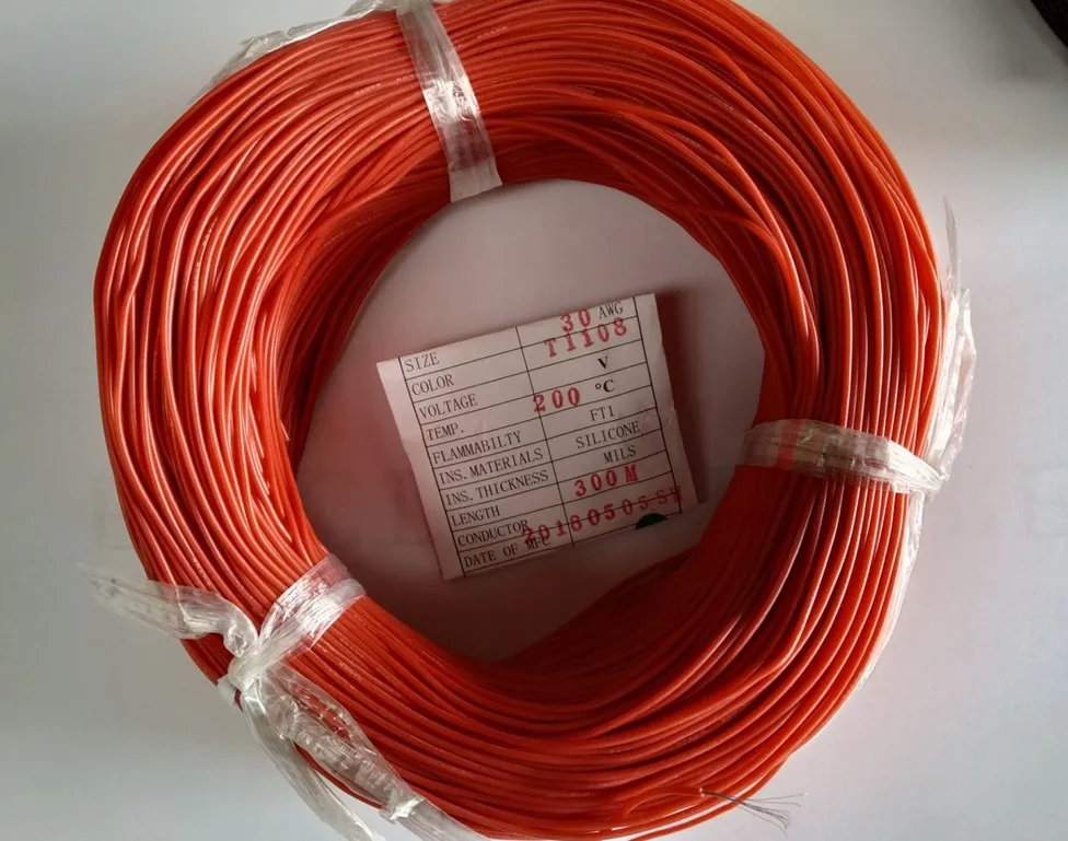 High Temperature Resistant Silicone Rubber Wire Cable