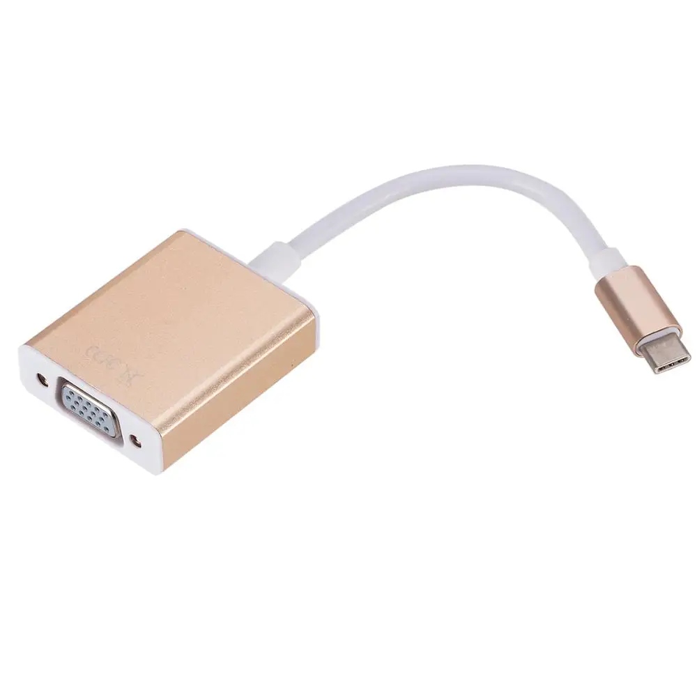 USB-C to VGA Adapter  USB 3.1 to Female VGA Adapter Cable