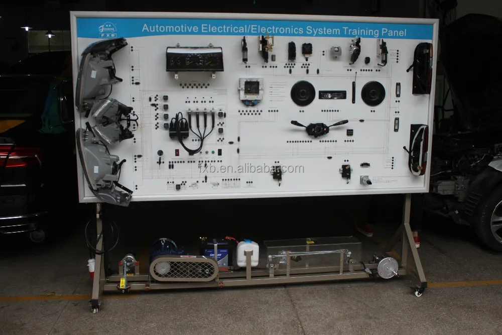 Автомобильная электрическая/электронная система обучающая панель автомобильное обучающее оборудование модель автомобильной цепи