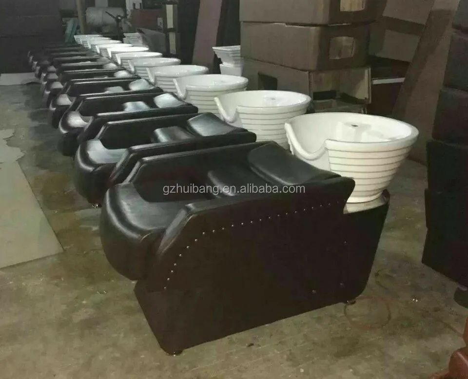 
modern shampoo chair / bowel with ceramic washing head chair HB-D29 