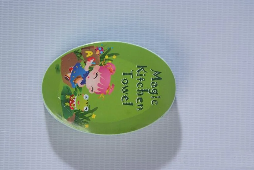 Promotional cotton custom mini compressed hand towel