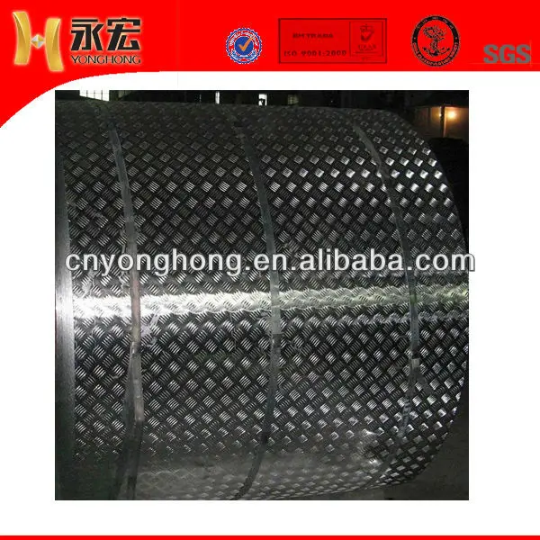Aluminum Checkered Plate With Five Bar For Chili