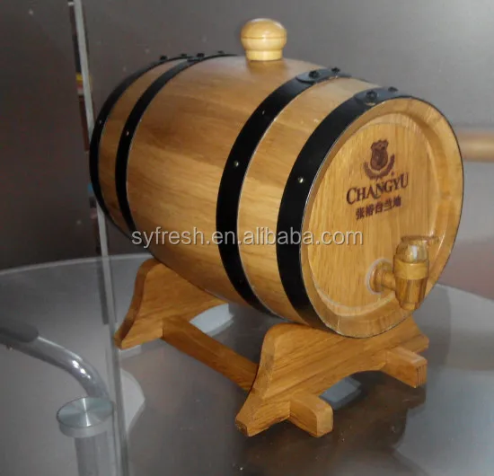 Factory Direct Sale 0.75Liter 1.5 Liter 3 Liter 5 Liter Wooden Keg Oak Wine Barrels