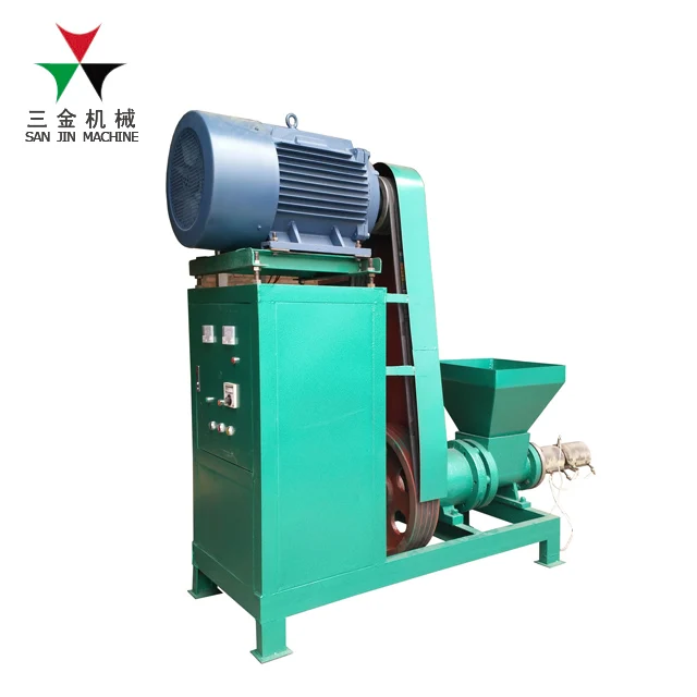 Automatic Efficient Straw Press Rice Husk Sawdust Biomass Briquette Making Machine
