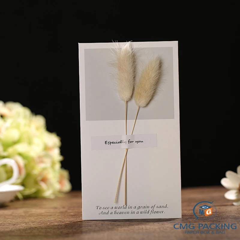 wholesale Creative Greeting Card Invitations Leave a Message Paper Cards custom