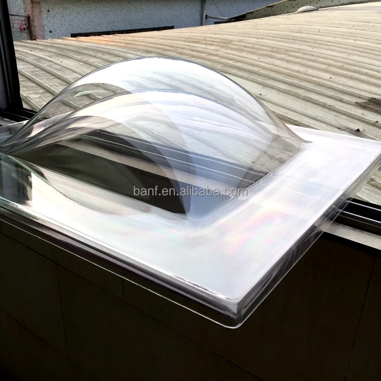 400---2100MM PC \ PMMA Triple layer polycarbonate lighting dome for roof lighting