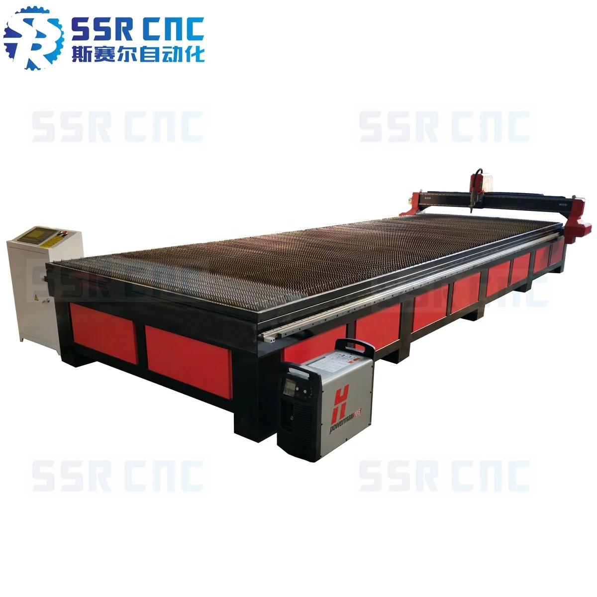 2 м * 6 большой размер металл CNC плазма отрезного станка для углеродистая сталь SSR-2060P