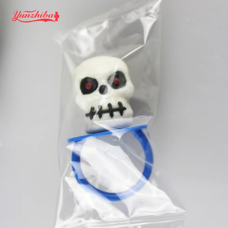 
Halloween Skull Shaped Ring Pop Hard Candies 