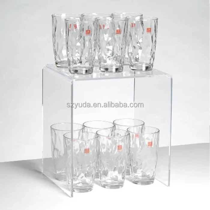 Home Premium Green Edge Acrylic Keyboard Cover Riser Glass Green Acrylic U Shaped Computer Monitor Stand Range