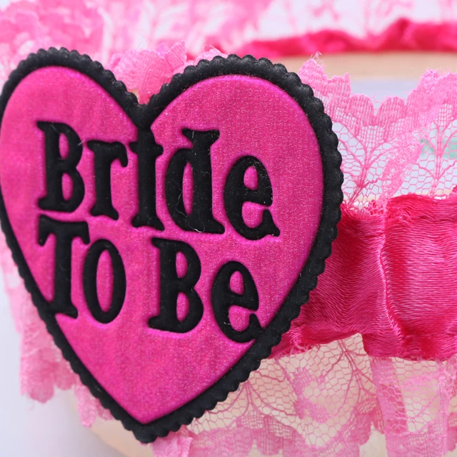 Heart - shaped  bride leg ring sexy decorative color lace sexy leg garter lace garter