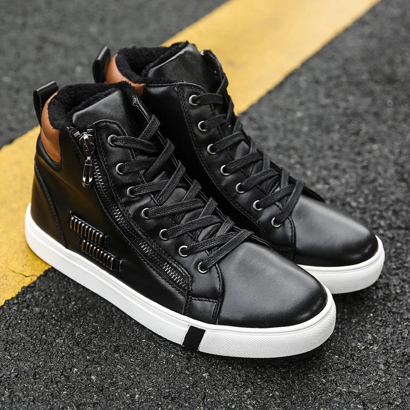 High quality male casual leather sports sneaker dubai China factory wholesale low price shoes men