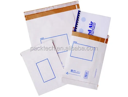 White Chipboard Photo And Document Mailer Customized Printed Express Envelopes Wholesale Mailers