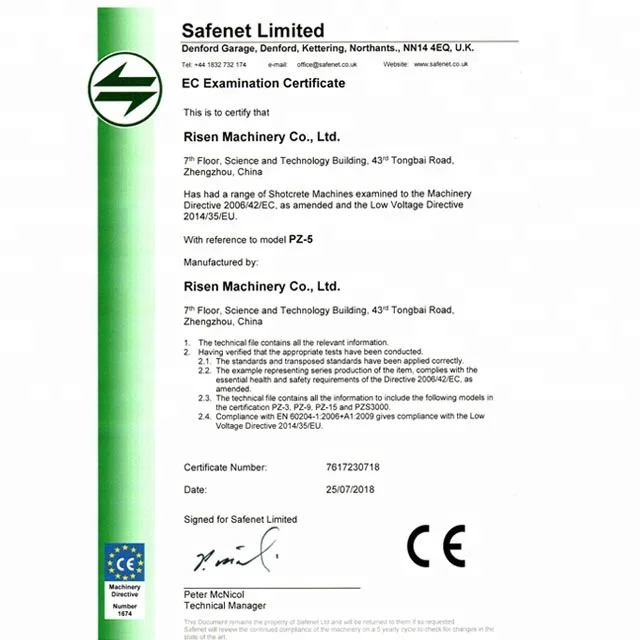 
High Quality Wet Gunite Machine for Wet Concrete Spraying - Wet Gunning Machine 