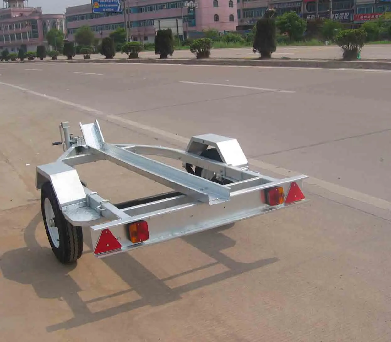 Hot Dipped Galvanized 3 Rails Motorcycle Trailer/Motorbike Trailer