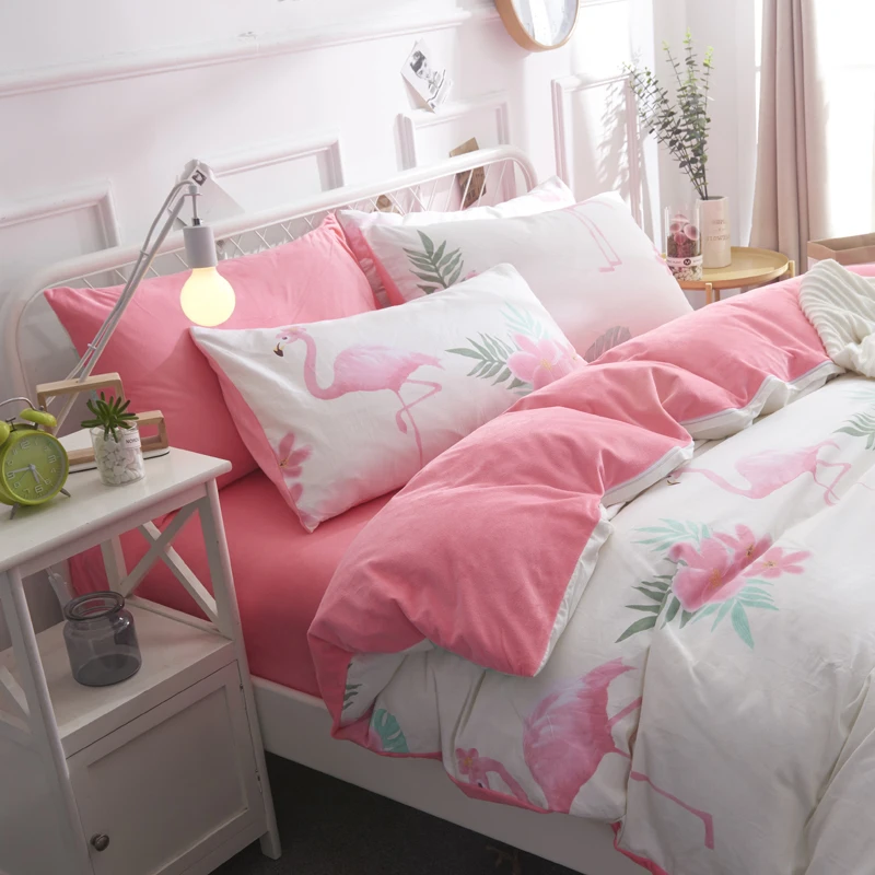 
Soft Warm cheap cartoon cute print polyester kids baby bedding sets bed set quilt covers 