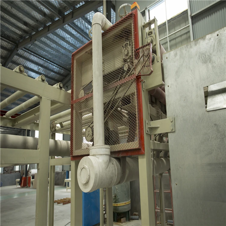 PVC plasterboard cutting machine/small gypsum board manufacturing plant