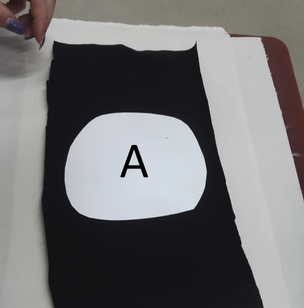 Само прополка Нет Cut A + B Лазерная темно-Передача бумаги для одежды