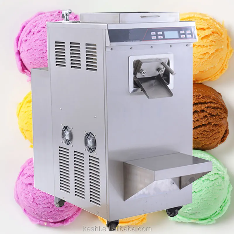 Italian Gelato Hard Ice Cream Maker Machine With 32L/H