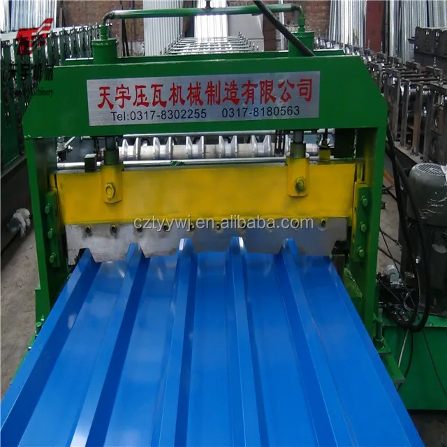 TY steel bar cutting machine corrugated iron sheet making machine press machine roll former